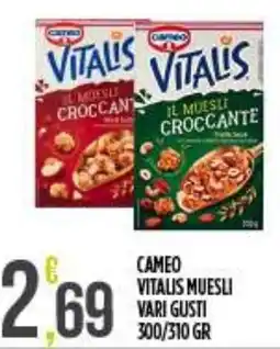 Netto Supermercati Cameo Vitalis Muesli offerta