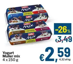 Qui Discount Yogurt Muller mix offerta
