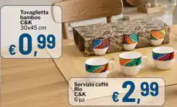 Qui Discount Tovaglietta bamboo C&K offerta