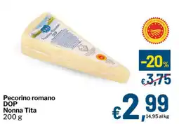 Qui Discount Pecorino romano DOP Nonna Tita offerta