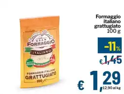 Qui Discount Gran Formaggio Italiano Formaggio Italiano Grattugiato offerta