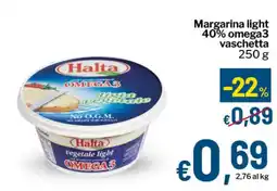 Qui Discount Halta margarina light omega3 offerta