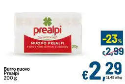 Qui Discount Burro nuovo Prealpi offerta