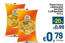Qui Discount Pasta fresca calamara/paccheri La Brigantella offerta