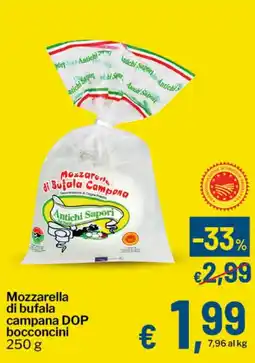 Qui Discount Mozzarella di bufala campana DOP Antichi Sapori offerta