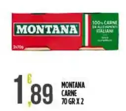 Netto Supermercati Montana carne offerta