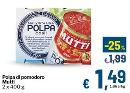 Qui Discount Polpa di pomodoro Mutti offerta