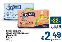 Qui Discount Filetti salmone Puros offerta