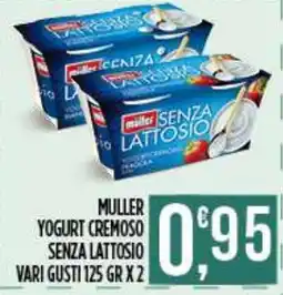 Netto Supermercati Muller yogurt cremoso senza lattosio offerta