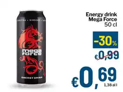 Qui Discount Energy drink Mega Force offerta