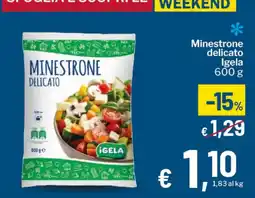 Qui Discount Minestrone delicato Igela offerta