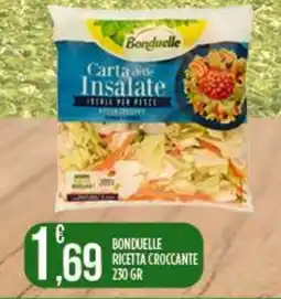 Netto Supermercati Bonduelle Carta di Insalate Ricetta Croccante offerta