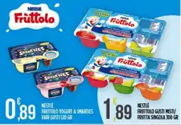Netto Supermercati Nestlé Fruttolo Yogurt & Smarties offerta