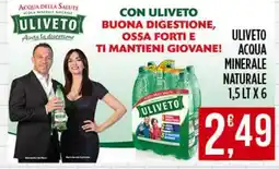 Netto Supermercati Uliveto acqua minerale naturale offerta