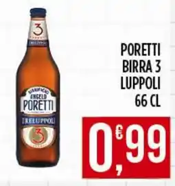 Netto Supermercati Poretti birra 3 luppoli offerta