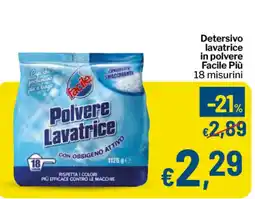 Qui Discount Polvere Lavatrice Facile Più offerta