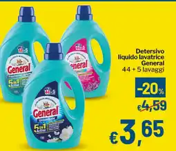 Qui Discount Detersivo liquido lavatrice General offerta