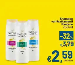 Qui Discount Shampoo vari trattamenti Pantene offerta