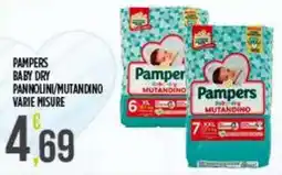 Netto Supermercati Pampers baby dry mutandino offerta
