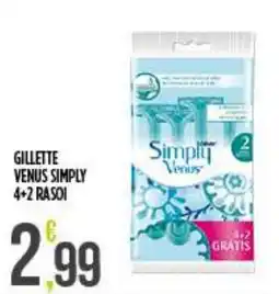 Netto Supermercati Gillette Venus Simply offerta