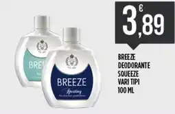 Netto Supermercati Breeze deodorante squeeze offerta