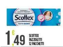 Netto Supermercati Scottex fazzoletti offerta