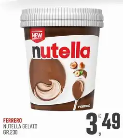 Maxipiù Ferrero Nutella Gelato offerta