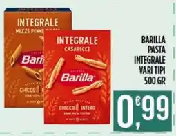 Netto Supermercati Barilla pasta integrale offerta