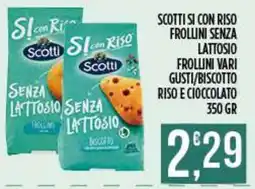 Netto Supermercati Scotti frollini senza lattosio offerta