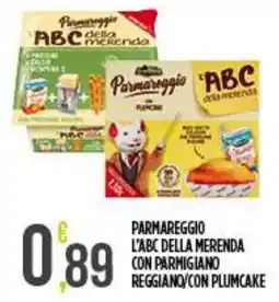 Netto Supermercati Parmareggio l'abc della merenda con parmesano reggiano/con plumcake offerta