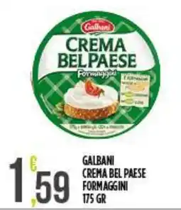 Netto Supermercati Galbani Crema Bel Paese Formaggini offerta