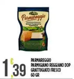 Netto Supermercati Parmareggio Parmigiano Reggiano DOP Grattugiato Fresco offerta