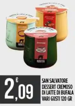 Netto Supermercati San Salvatore dessert cremoso di latte di bufala offerta