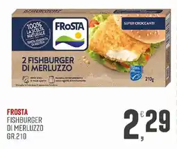 Maxipiù Frosta Fishburger di merluzzo offerta