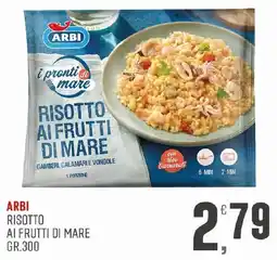 Maxipiù Arbi risotto ai frutti di mare offerta