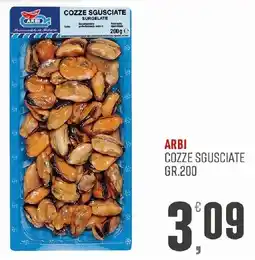 Maxipiù Arbi cozze sgusciate offerta