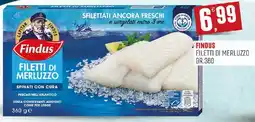 Maxipiù Findus filetti di merluzzo offerta