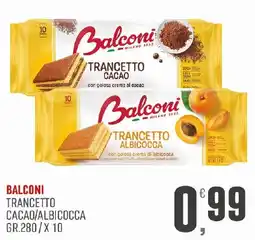 Maxipiù Balconi Trancetto Cacao/Albicocca offerta