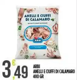 Netto Supermercati Arbi anelli e ciuffi di calamaro offerta