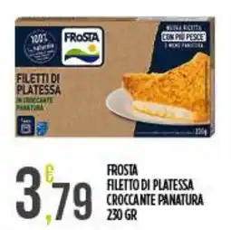 Netto Supermercati Frosta filetto di platessa croccante panatura offerta