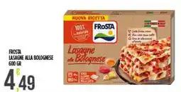 Netto Supermercati Frosta Lasagne alla Bolognese offerta