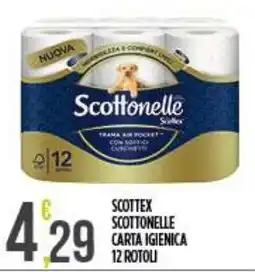 Netto Supermercati Scottex Scottonelle carta igienica offerta