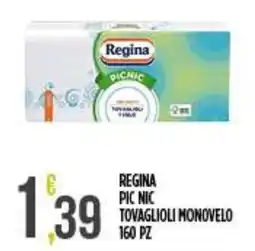 Netto Supermercati Regina Pic Nic tovaglioli monoveло offerta
