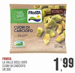 Maxipiù Frosta cuori di carciofo offerta