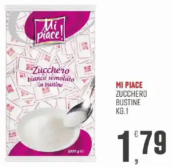 Mi Piace zucchero bianco semolato in bustine