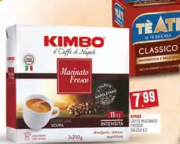 Maxipiù Kimbo caffè macinato fresco offerta