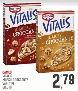 Maxipiù Cameo Vitalis Muesli Croccante offerta