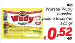 Pac Cash&Carry Aia Wurstel Wudy classico pollo e tacchino offerta