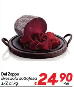 Pac Cash&Carry Del Zoppo Bresaola sottofesa offerta