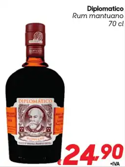 Pac Cash&Carry Diplomatico Rum mantuano offerta